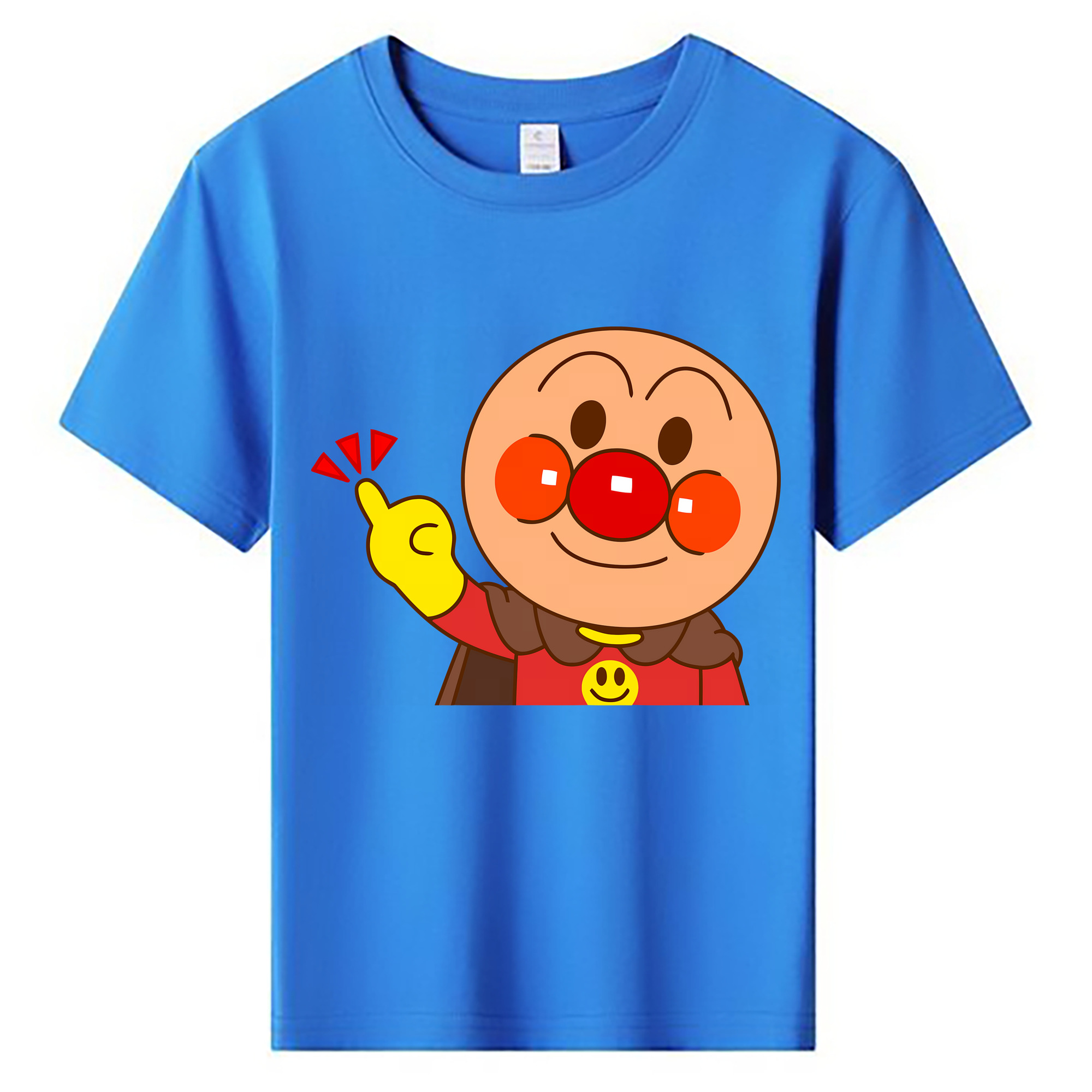 （画像用） アンパンマン Anpanman 綿100％キッズTシャツ（フロントプリント）